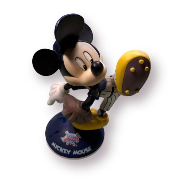 Danbury Mint Mickey Mouse‎ Los Angeles Angels MLB Vintage Baseball Figurine - Picture 1 of 4
